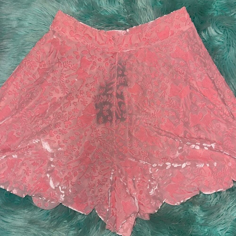 Blackmilk Disney Bambi Sheer Velvet Shorties Medium NWT